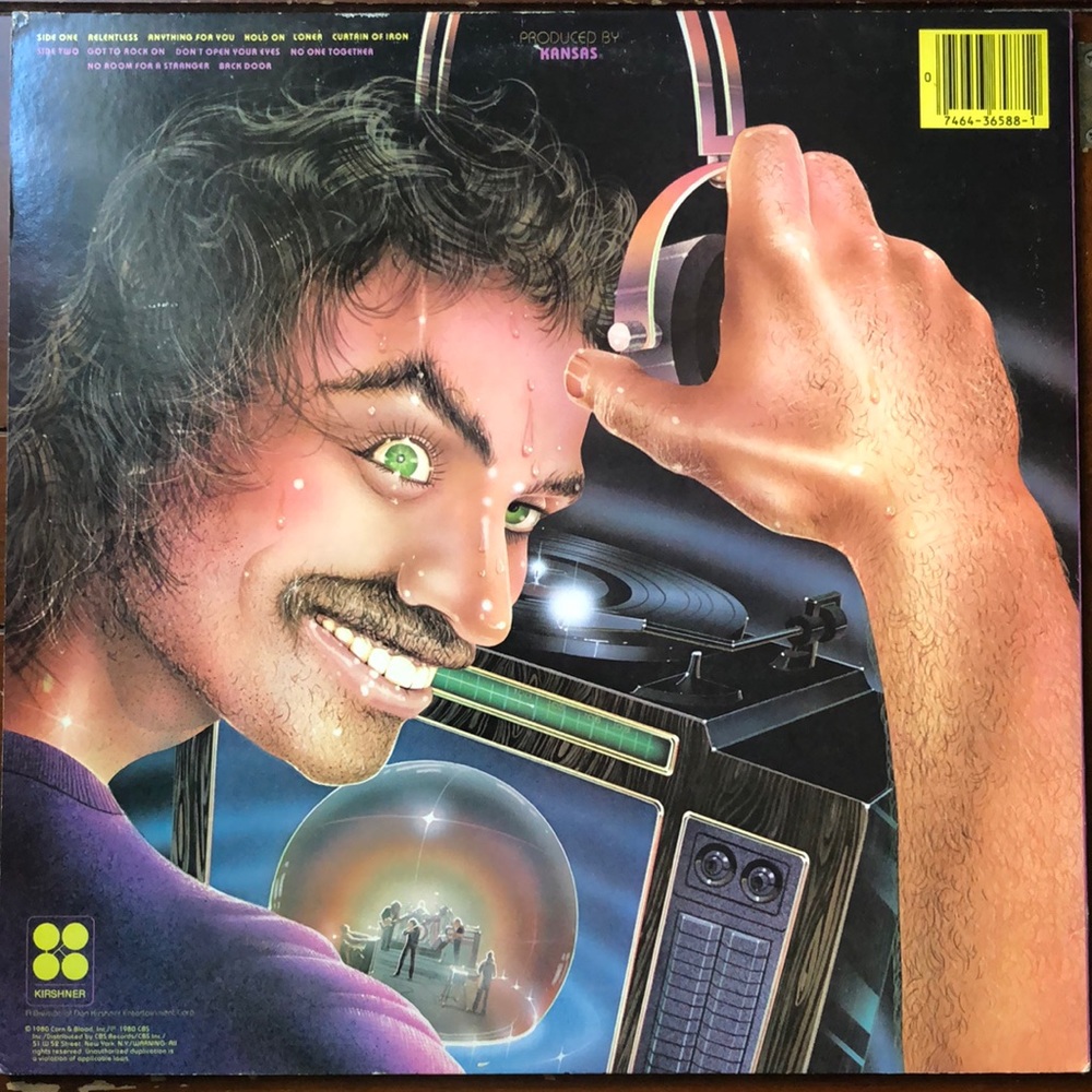 Kansas Audio-Visions Vinyl Lp '80